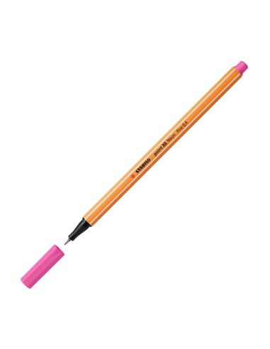  C/10 STABILO POINT 88 ROSA NEON Nº056 PUNTA DE FIBRA 0,4MM 